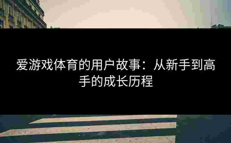 爱游戏体育的用户故事：从新手到高手的成长历程