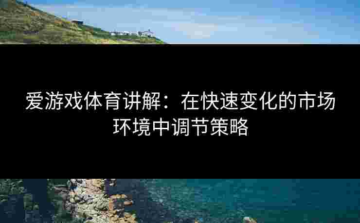 爱游戏体育讲解：在快速变化的市场环境中调节策略